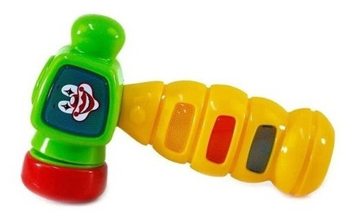 Kit 3 Bolas Baby Super Macia E Martelinho Som Luz Colorido 1