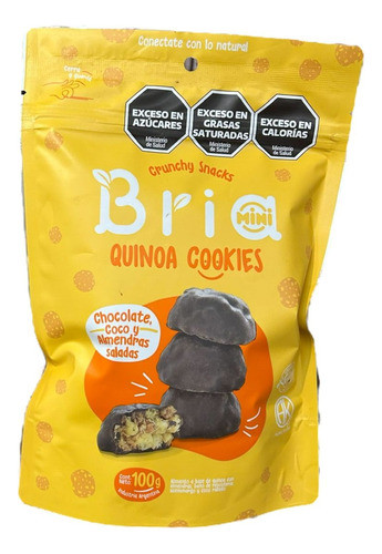 Cookie Chocolate, Coco Y Almendras Saladas Bria X100g 0
