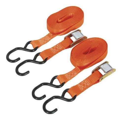 Cinta De Amarração Carga 3mts Ganho E Fivela 540kg 2un Par 1