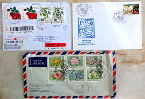 Tema Flora, Lote 3 Lindos Sobres L8109 0