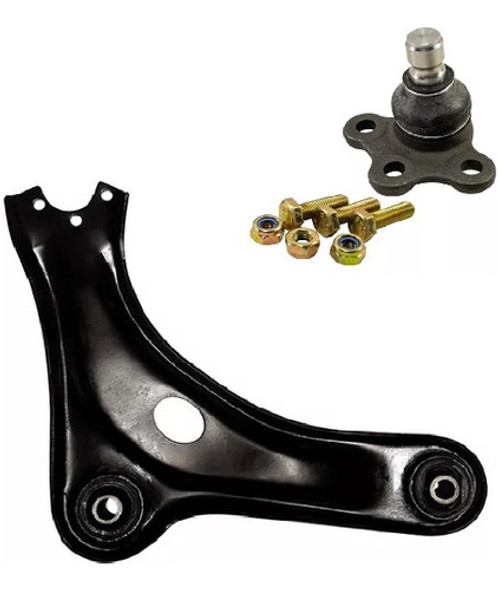 Parrilla Suspensión Derecha Bujes Vth + Rotula Peugeot 208 0