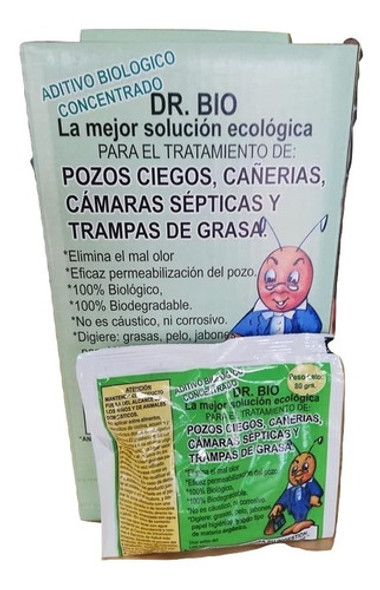 Dr Bio X 40 Un. Pozos Ciegos Cámaras Envió Gratis Todo País 0