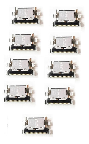 Kit 9 Conector Para Galaxy A31 A21s A51 A71 A20 A30 A50 0