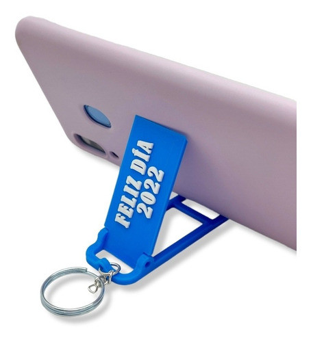 Llavero Personalizado Apoya Celular X 80 Unidades Souvenir 0
