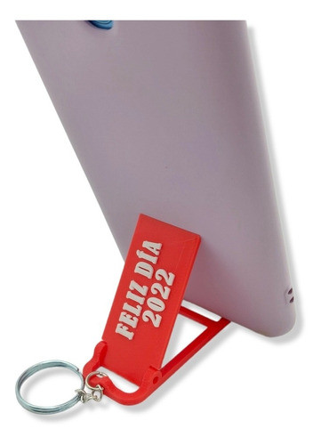 Llavero Personalizado Apoya Celular X 80 Unidades Souvenir 1