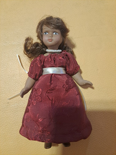 Muñeca Porcelana 14 Cm De Colección Antiguas 0
