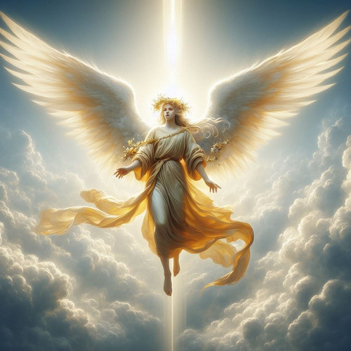Obra De Arte Digital Ángel Mebahiah 50x50cm Pieza Única 0
