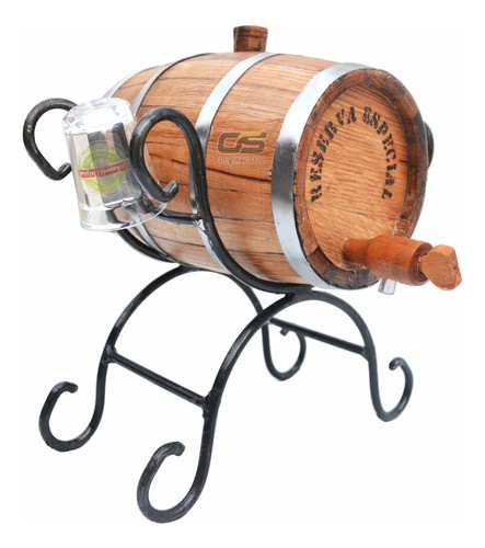 Barril De Carvalho 1 Litro Luxo 0