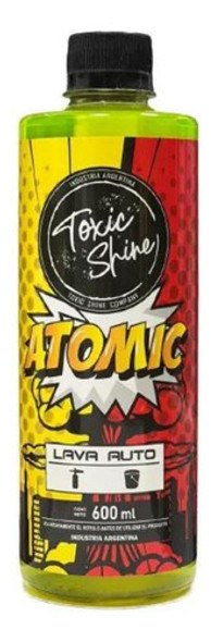 Toxic Shine Atomic Shampoo Alcalino Pre Tratamiento 600cc 0