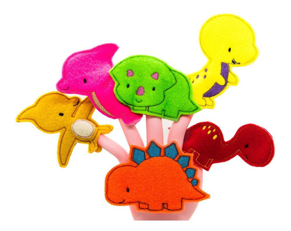 Títeres De Dedo - Dinosaurios 0