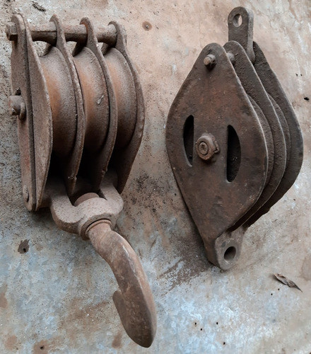 Pasteca Grua De 3 Poleas..roldana Poleas Multiples..no Envio 0