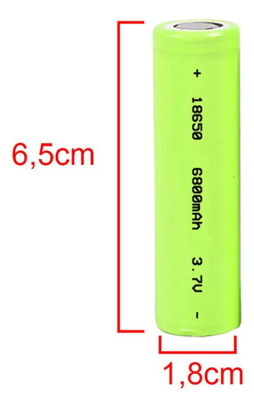 Cargador Con 1 Pila Litio 18650 3.7v Linternas Herramientas 1