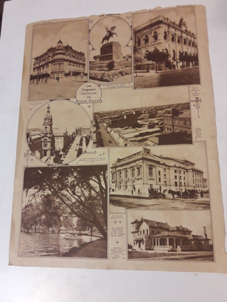 Diario La Prensa Año 1926 Edificios De Bahia Blanca. 0