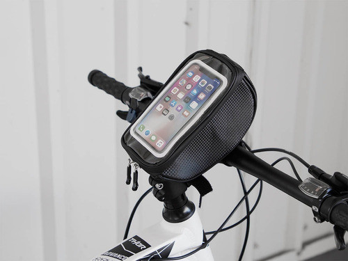 Bolso Delantero Bicicleta Porta Celular Tactil Impermeable 1