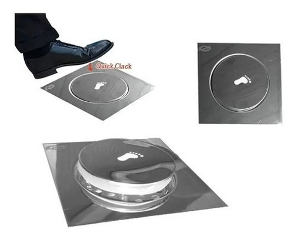 Rejilla Click Clack Acero Inox 15 X 15 Anti Olores Insectos 0 Rejilla Click Clack Acero Inox 15 X 15 Anti Olores Insectos 0