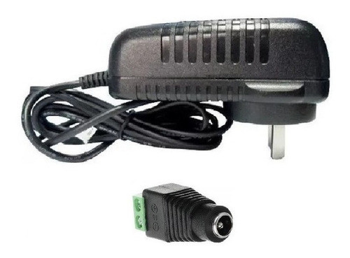 Fuente Alimentación 12 Vdc X 2 Amperes + Conector Rápido  Jd 0