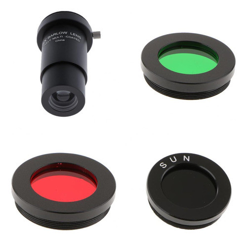 5x Telescópio Lens Thread \u0026 Filtros Rico Y Ocular 0