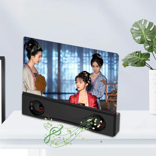 Pantalla Zoom Para Celular Aumento 3d Con Parlante Bluetooth 1