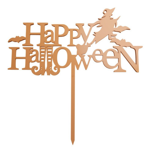 Cake Topper Happy Halloween 0