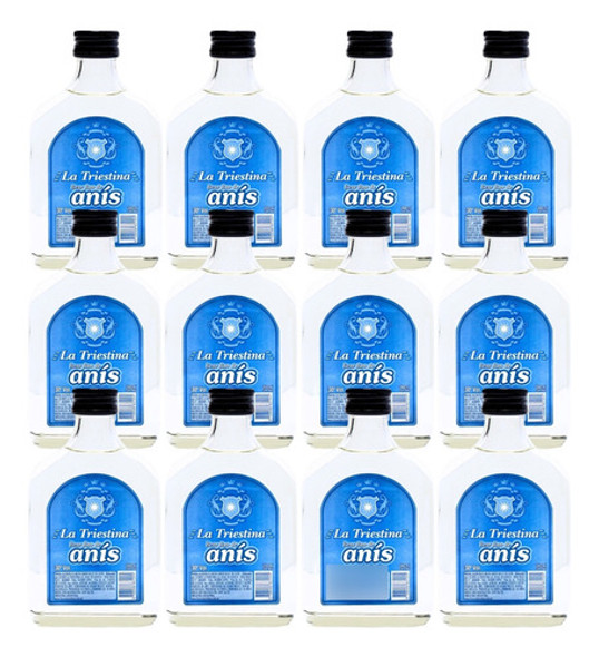 Licor De Anis Azul Petaca Vidrio 200ml Nacional Pack X12 Cja 0 Licor De Anis Azul Petaca Vidrio 200ml Nacional Pack X12 Cja 0