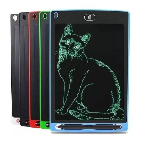 Tablet Pizarra Lcd Dibujo Recordatorio Escribe Y Borra 8,5 1