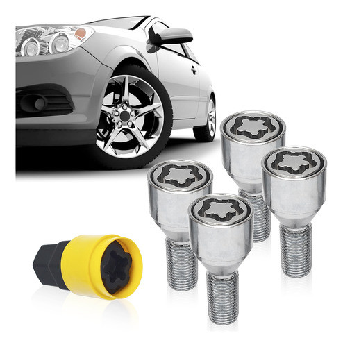 Parafuso Anti Furto Citroen C3 2008 Segurança Chave Segredo 0