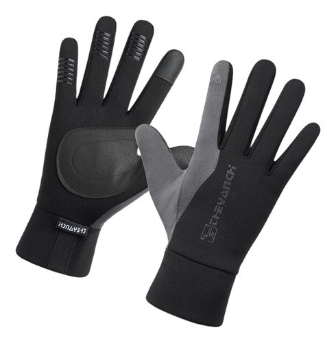 Luvas Térmicas Antislip Touch Screen Impermeável Cinza M. 0