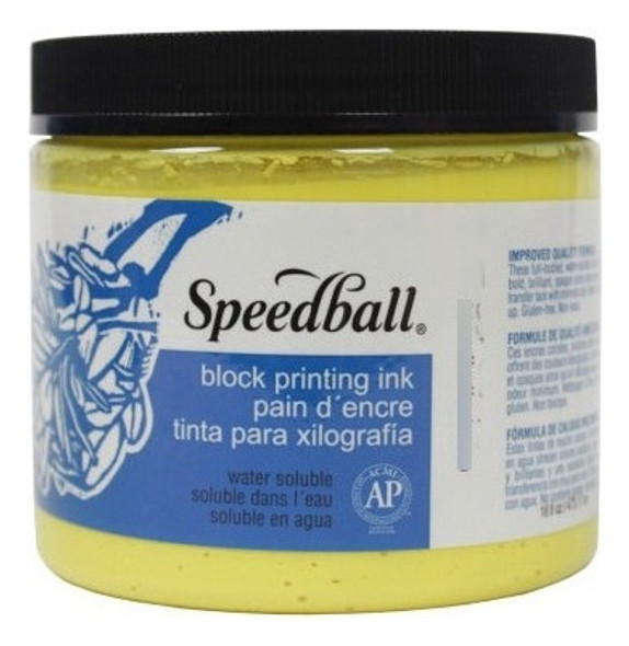 Tinta Para Xilogravura Amarelo 470ml Speedball ª 0