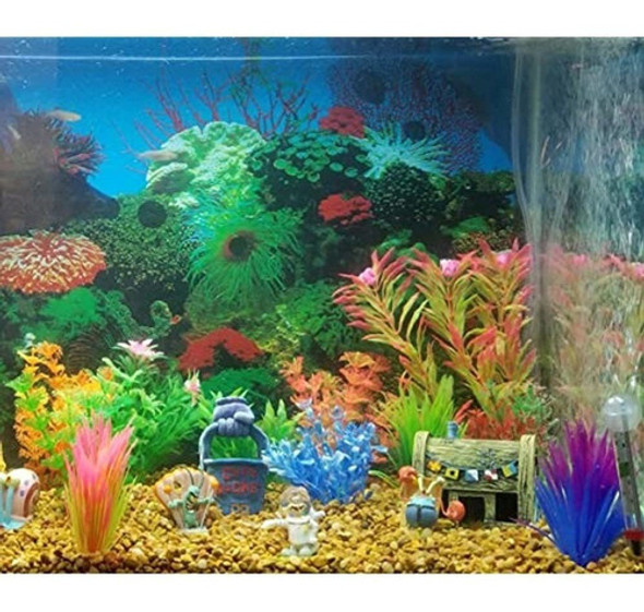 Acuario Zivisk Pecera Decoraciones Acuario Decoracion Para 1