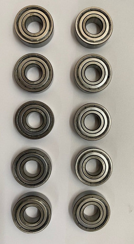 Kit 10 Rolamentos 6203 Zz -  17x40x12 0