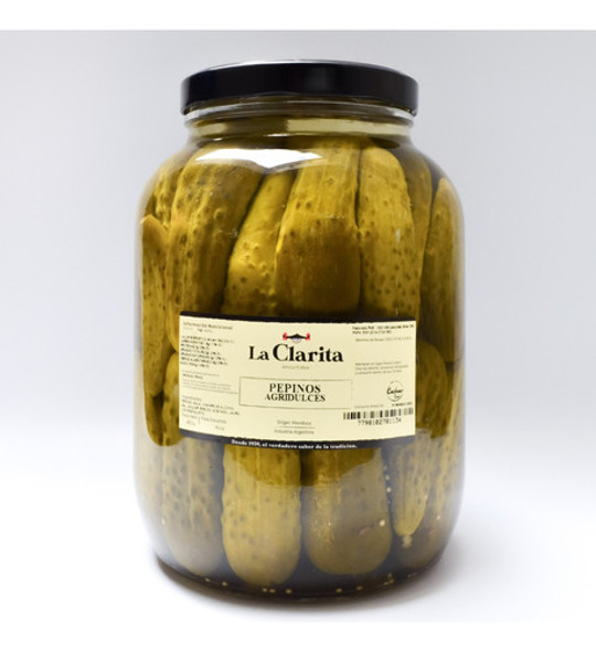 Pack X4unid-pepinos Condimentados X2800g- La Clarita-kosher 0 Pack X4unid-pepinos Condimentados X2800g- La Clarita-kosher 0