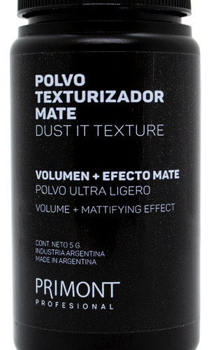 Primont Polvo Texturizador Mate Dust It Volumen Ligero 3c 1