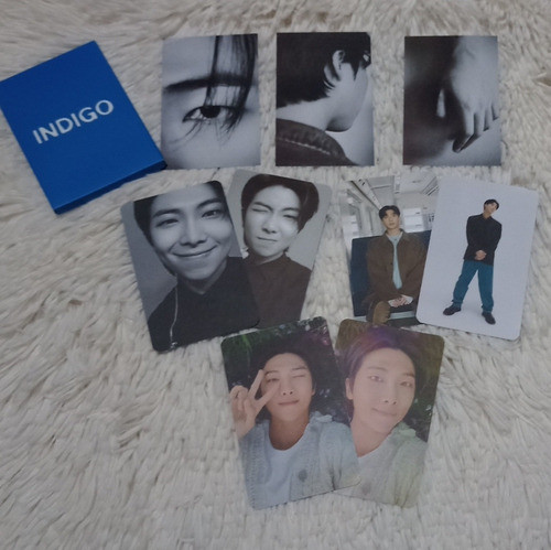 Bts - Set De 9 Photocard - Indigo - Rm 1