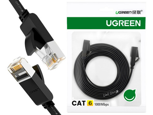 Cabo Rede Lan Rj45 1000mbps Cat6 Flat 5 Metros - Ugreen Nf 0