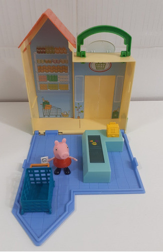 Peppa Pig Supermarket Con Muñeco - Original Jazwares 1