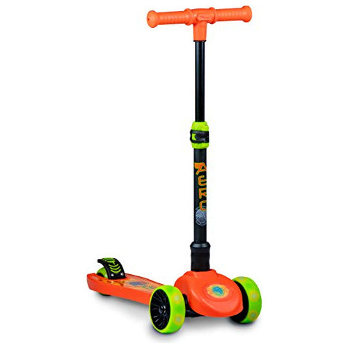 Flybar Aero Scooter De 3 Ruedas Para Niños - Patinete, Freno 0