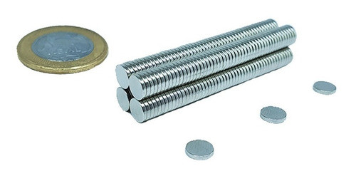 Ima De Neodímio / Super Forte / 6x1 Mm *50 Peças* 1