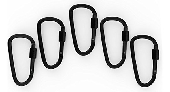 Oro León Engranaje Mosquetón De Aluminio Forma De D Paquete 1