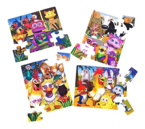 Set Ropecabezas La Granja De Zenon Pack X4 12 Y 18 Piezas 1