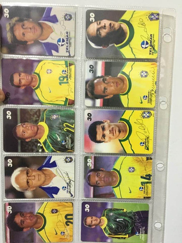 Cartoes Telefonicos 10 Seleçao De 1998 Sem Uso 0