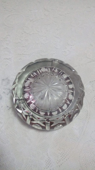 Cenicero De Cristal Tallado 1