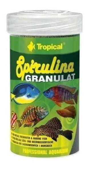 Tropical Spirulina Granulat 110gr Gránulos Cíclidos Polypter 0