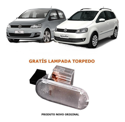 Lanterna Porta Luvas Gol Fox Polo Golf + Lampada Original 1