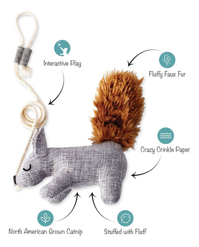 Juguete De Gato Teaser Fringe Studio, Colección Petshop 1