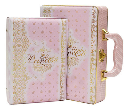 Álbum Fotográfico Luxo Com Caixa Princesa 160 Fotos 15x21 0