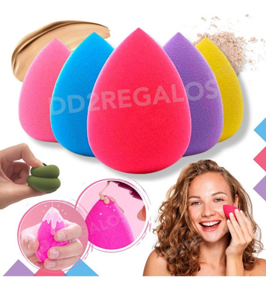 Esponjas Blender Aplicar Maquillaje Base Corrector Gota 1 Esponjas Blender Aplicar Maquillaje Base Corrector Gota 1