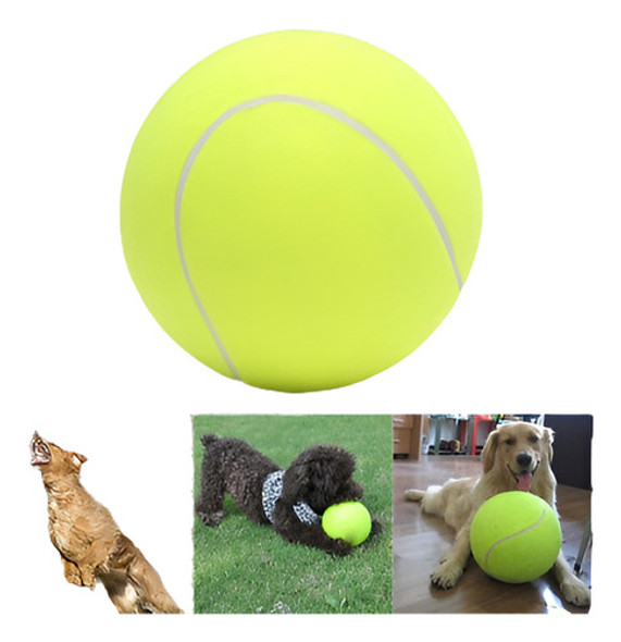9,5 '' Jugar Tenis Gigante Bola Juguete Del Animal Doméstico 0