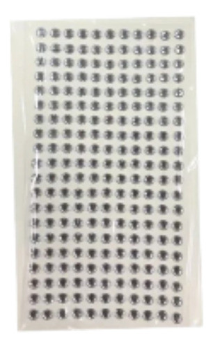 Piedritas Plateadas Strass Autoadhesivo X220 Manualidad 5mm 0