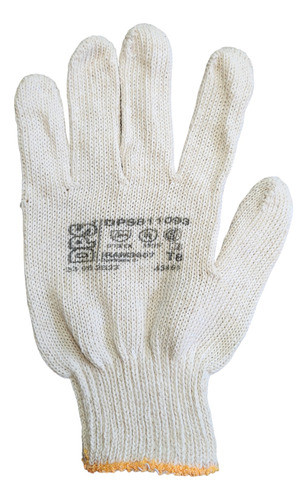 Guante Algodón Con Mota Moteado 240 Pares Bolson Certificado 1