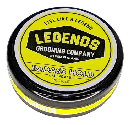 Pomada Soluble Cabello Badass Hold Legends 50gr Barberia 1